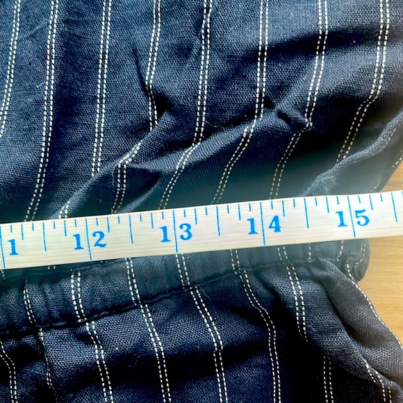 MANGO | WOMEN'S STRIPED ROMPER IN NAVY - Picture 8 of 8